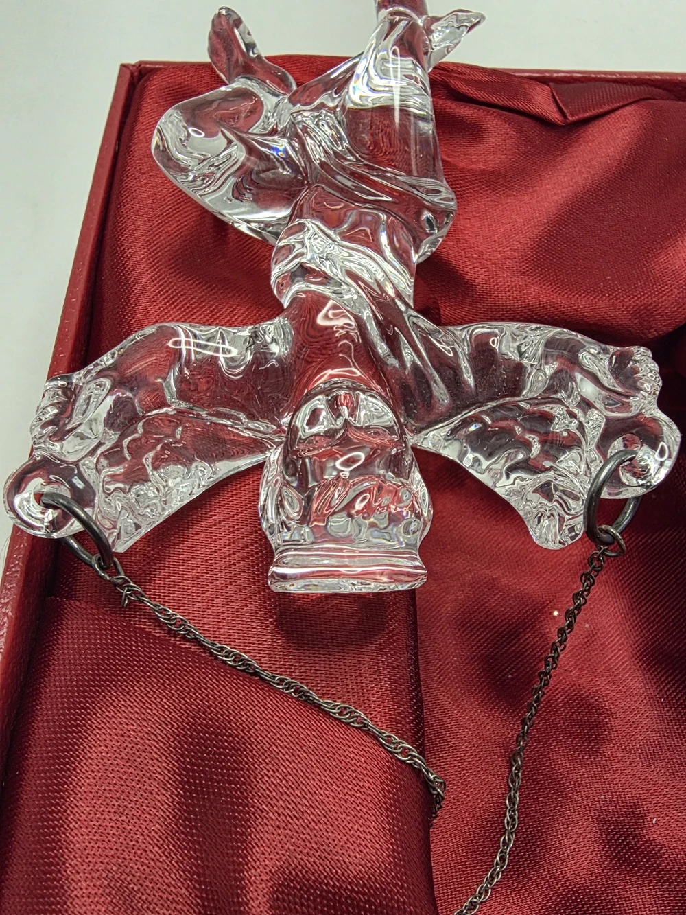 Waterford Crystal 2004 Annual Angel Christmas Ornament #128569 With Box
